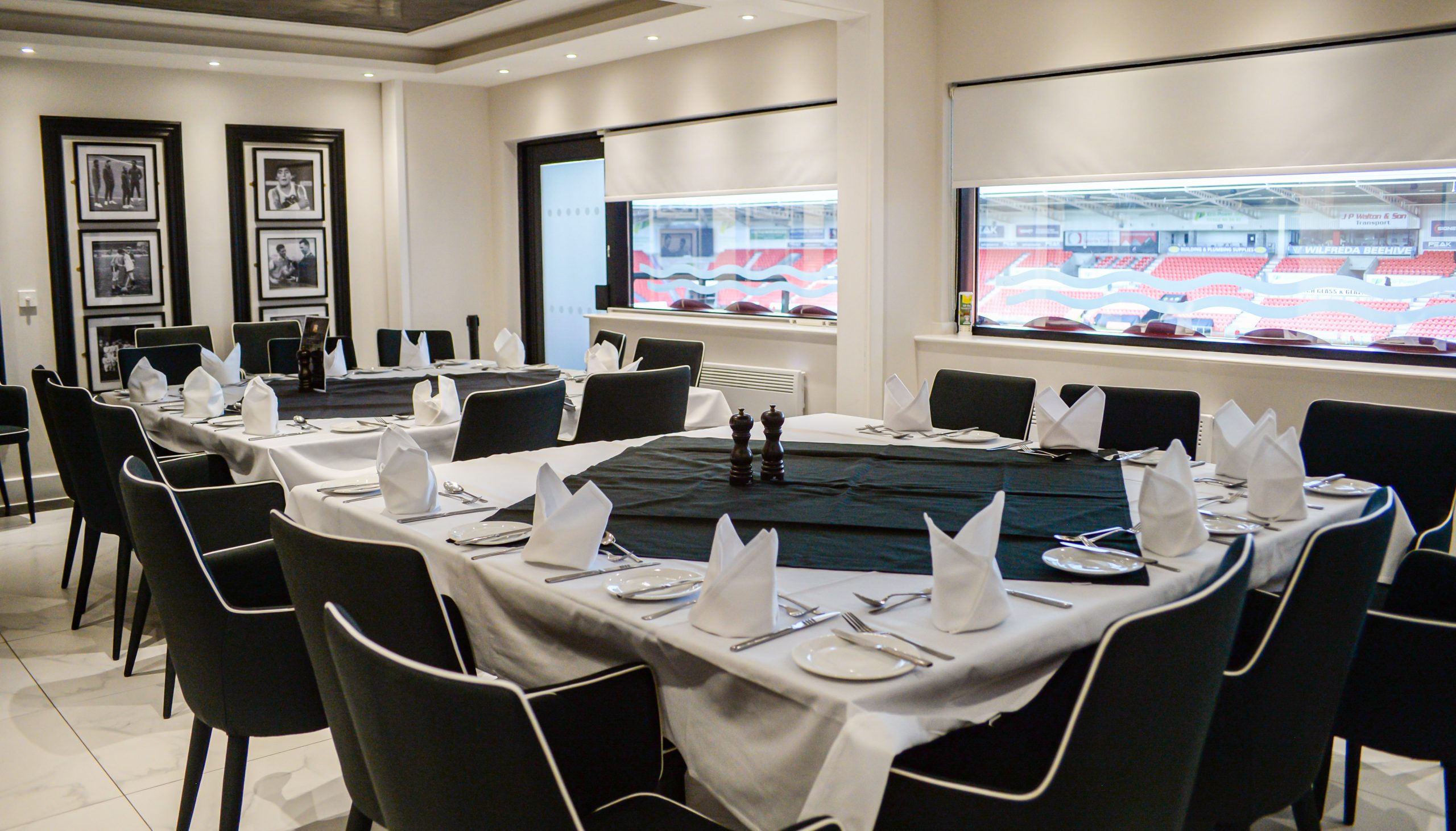 an executive box at club doncaster sports village