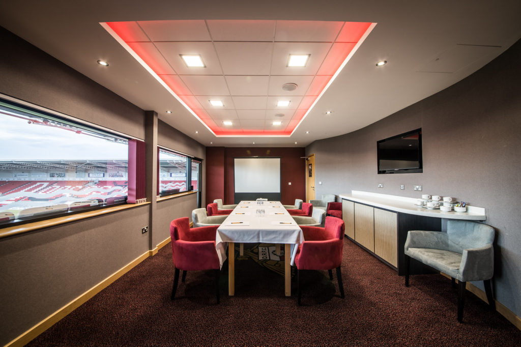 the presidents suite at club doncaster sports village